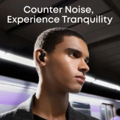 Soundcore AeroFit 2 Pro open ear-hodetelefoner med støyreduksjon Svart