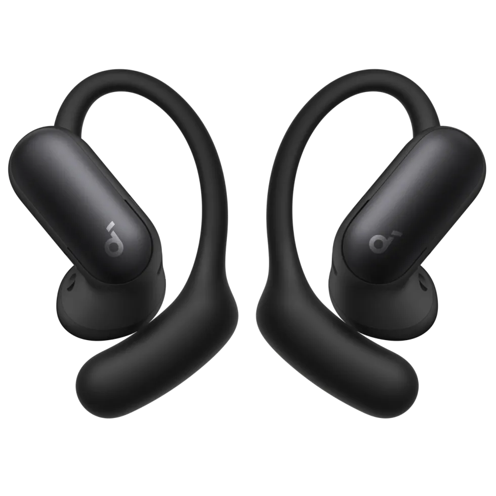 Soundcore AeroFit 2 Pro open ear-hodetelefoner med støyreduksjon Svart