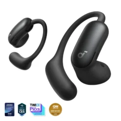 Soundcore AeroFit 2 Pro open ear-hodetelefoner med støyreduksjon Svart