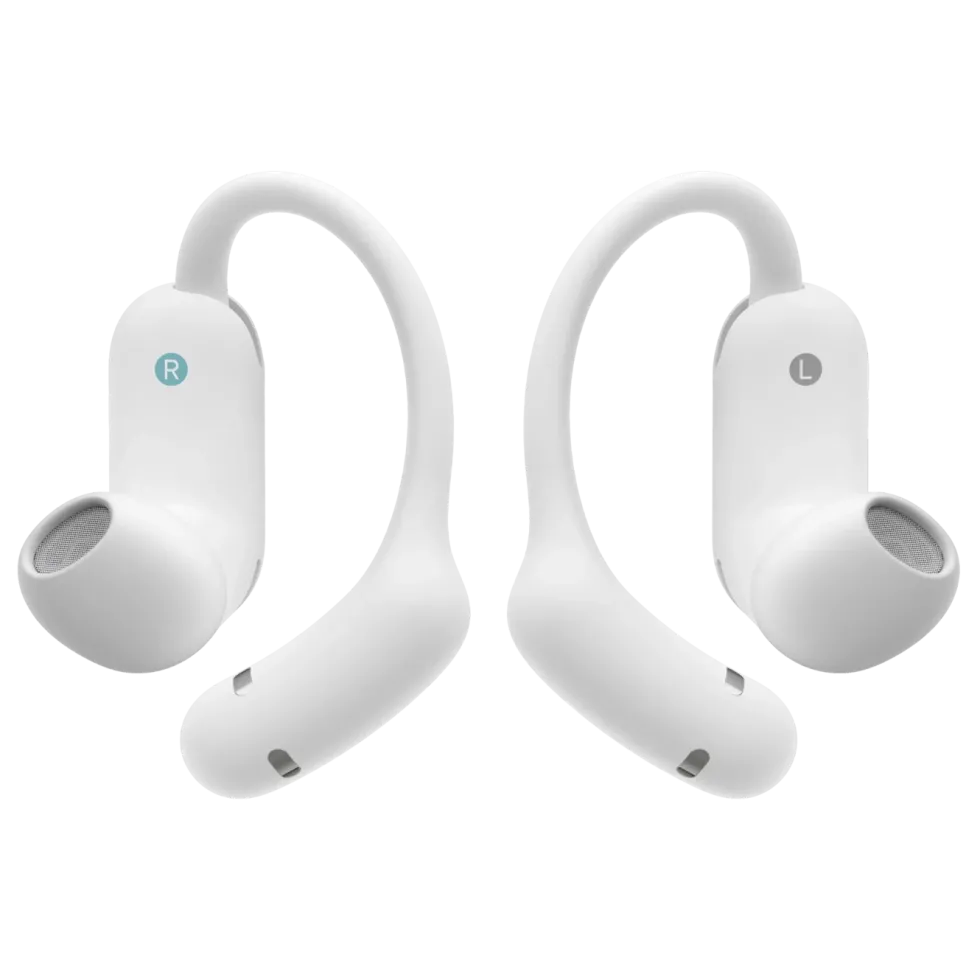 Soundcore AeroFit 2 Pro open ear-hodetelefoner med støyreduksjon Hvit