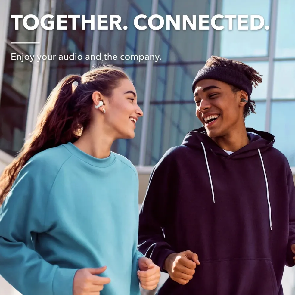 Soundcore C30i open ear-hodetelefoner med clip-on-design Svart
