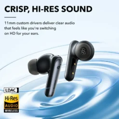 Soundcore Liberty 4 NC trådløse hodetelefoner med støyreduksjon Velvet Black