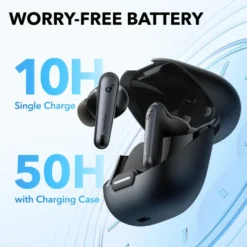 Soundcore Liberty 4 NC trådløse hodetelefoner med støyreduksjon Velvet Black