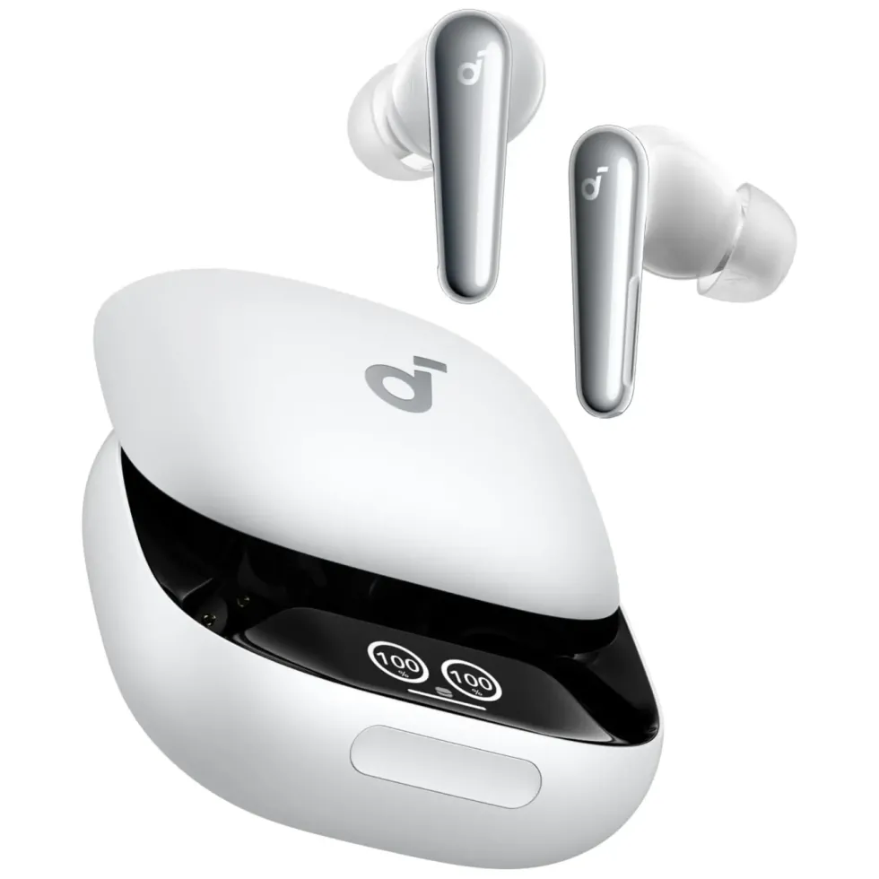 Soundcore Liberty 4 Pro trådløse hodetelefoner med støyreduksjon White