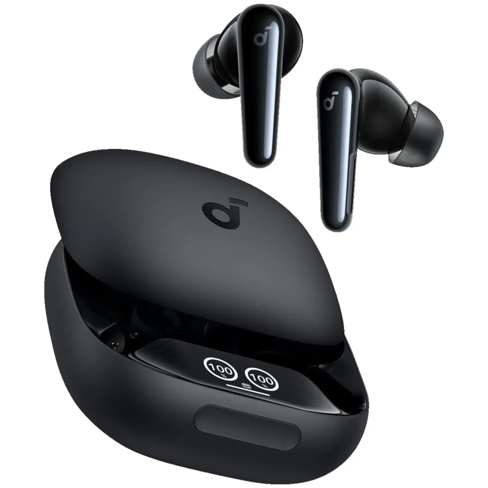 Soundcore Liberty 4 Pro trådløse hodetelefoner med støyreduksjon Black