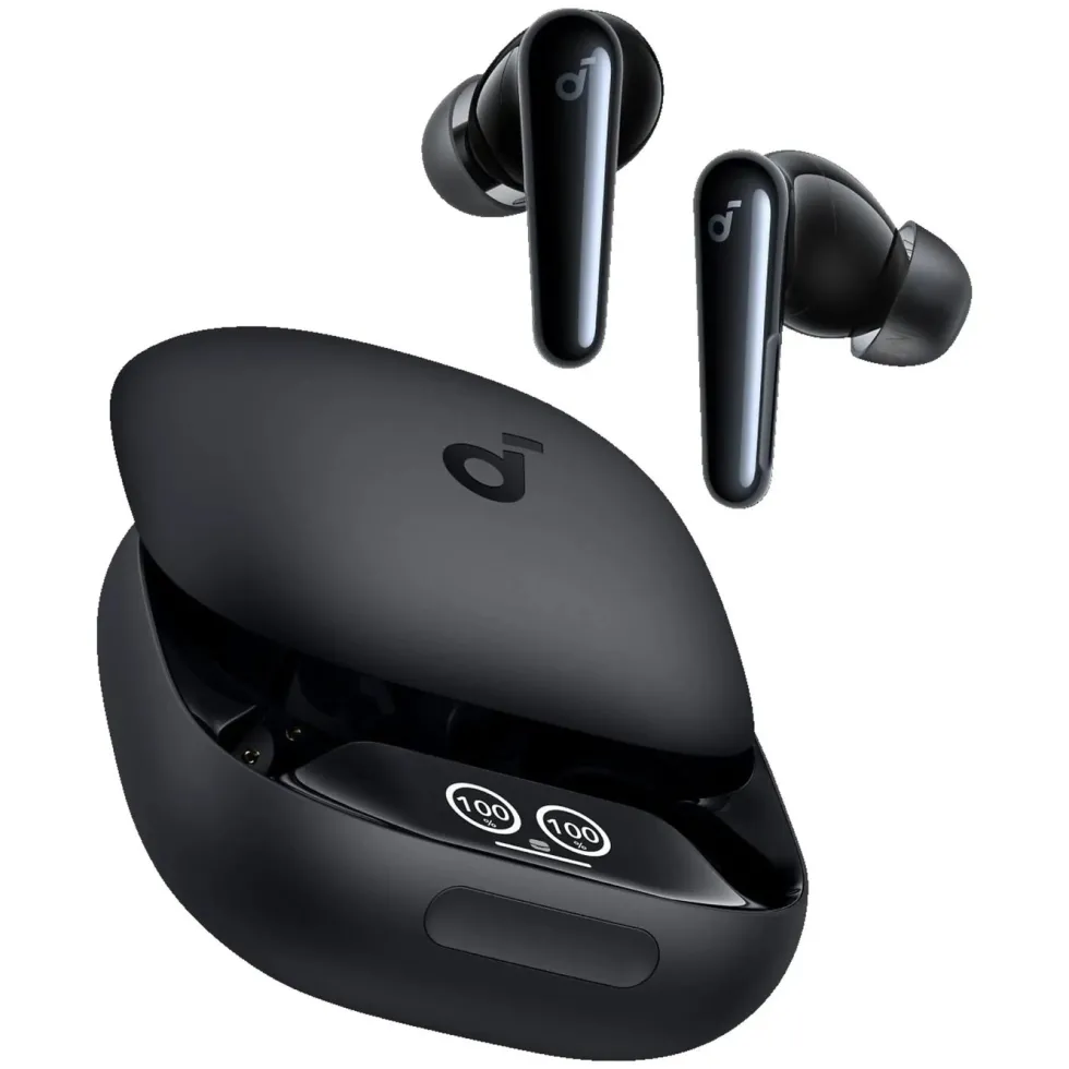 Soundcore Liberty 4 Pro trådløse hodetelefoner med støyreduksjon Black