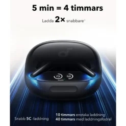 Soundcore Liberty 4 Pro trådløse hodetelefoner med støyreduksjon Black