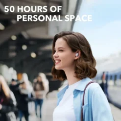 Soundcore Space A40 trådløse hodetelefoner med støyreduksjon Hvit