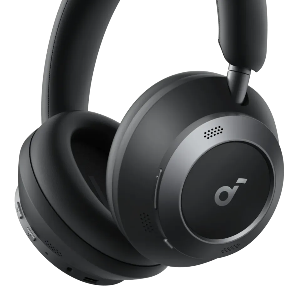 Soundcore Space One Pro Trådløse ANC-hodetelefoner Jet Black