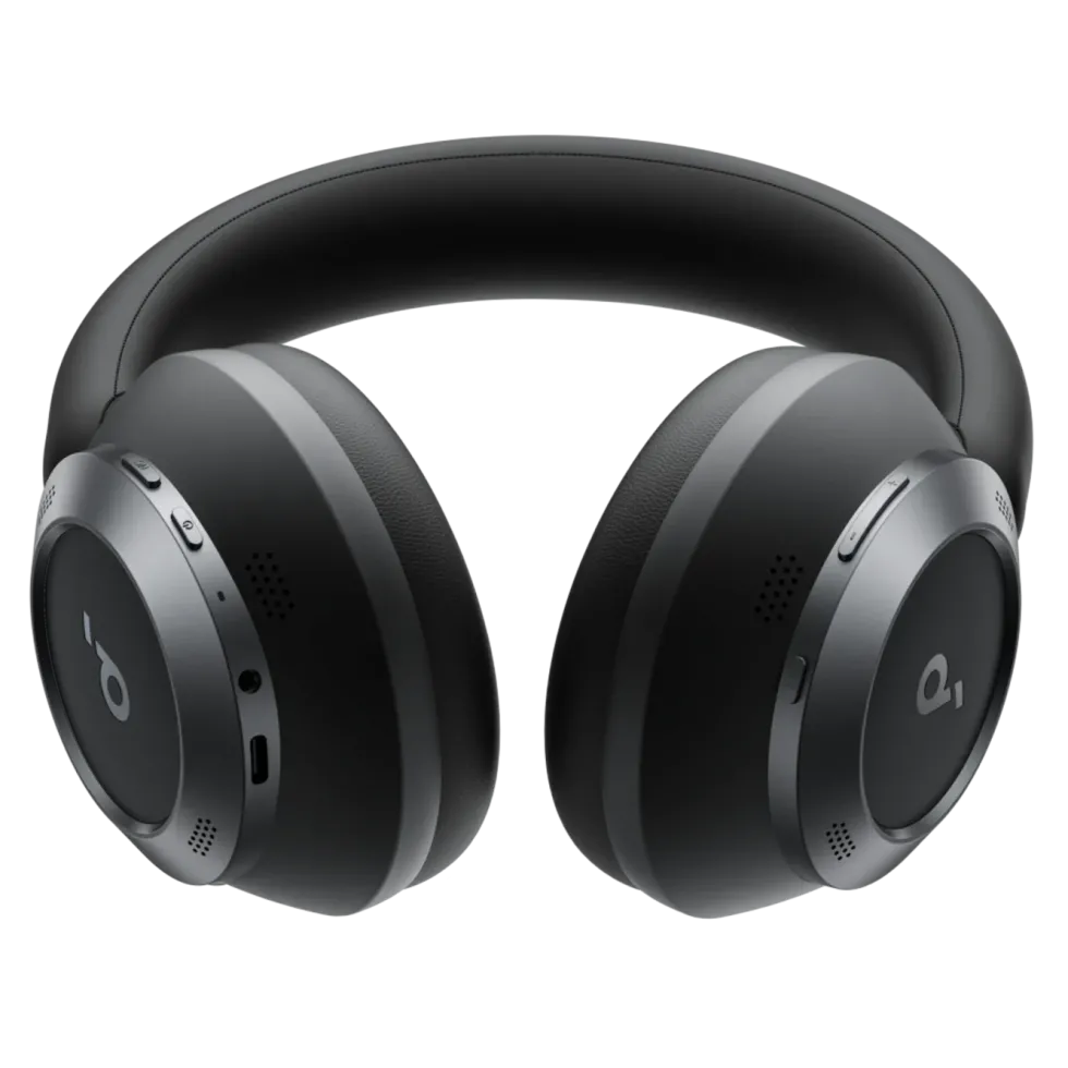 Soundcore Space One Pro Trådløse ANC-hodetelefoner Jet Black