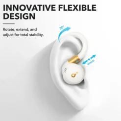 Soundcore Sport X20 trådløse hodetelefoner med støyreduksjon Hvit