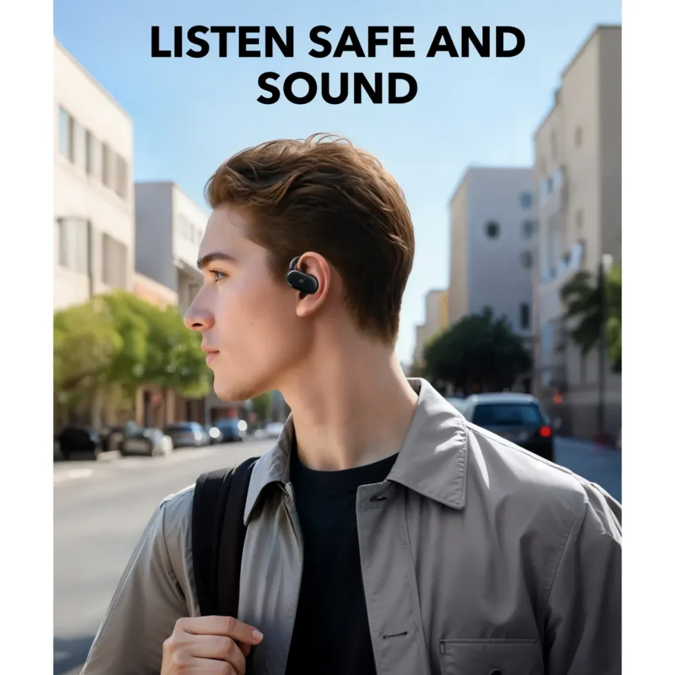 Soundcore V20i Open-Ear hodetelefoner svart