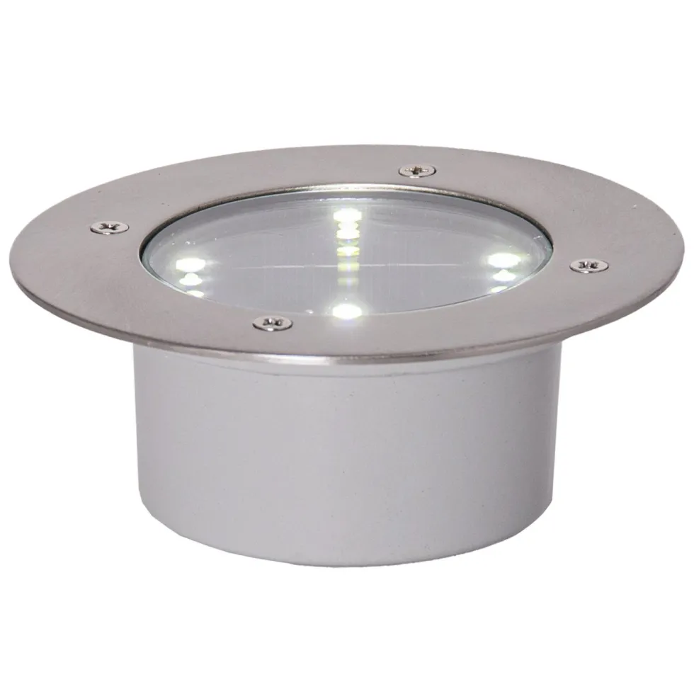 Star Trading Solcellsspotlight Decklight Sølv