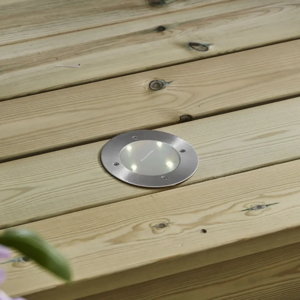 Star Trading Solcellsspotlight Decklight Sølv