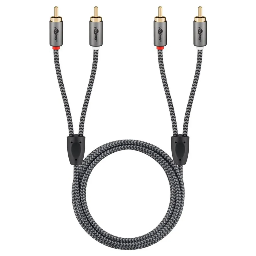 Stereo RCA-kabel 2 m
