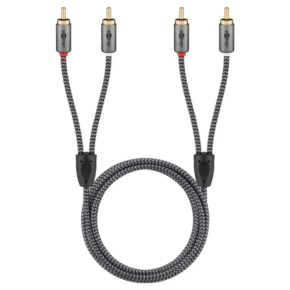 Stereo RCA-kabel 2 m