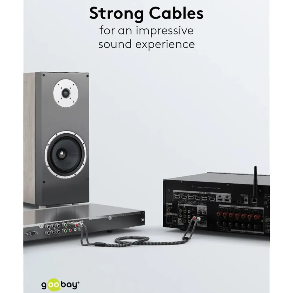 Stereo RCA-kabel 2 m