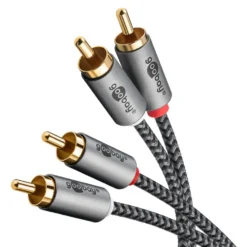 Stereo RCA-kabel 0,5 m