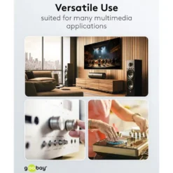 Stereo RCA-kabel 1 m