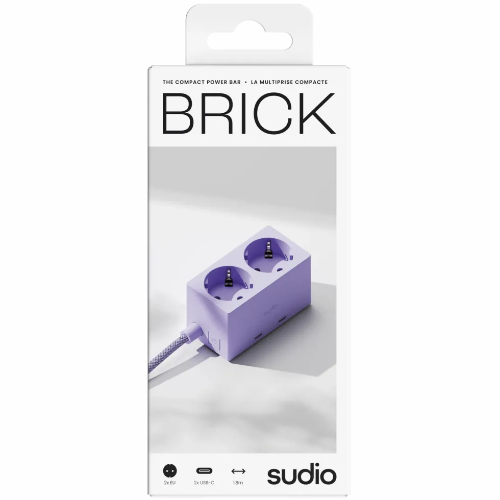 Sudio Brick grenuttak med GaN-lading 30 W Lilla