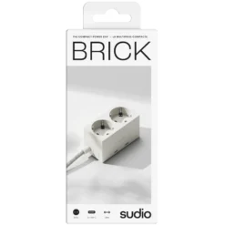 Sudio Brick grenuttak med GaN-lading 30 W Hvit