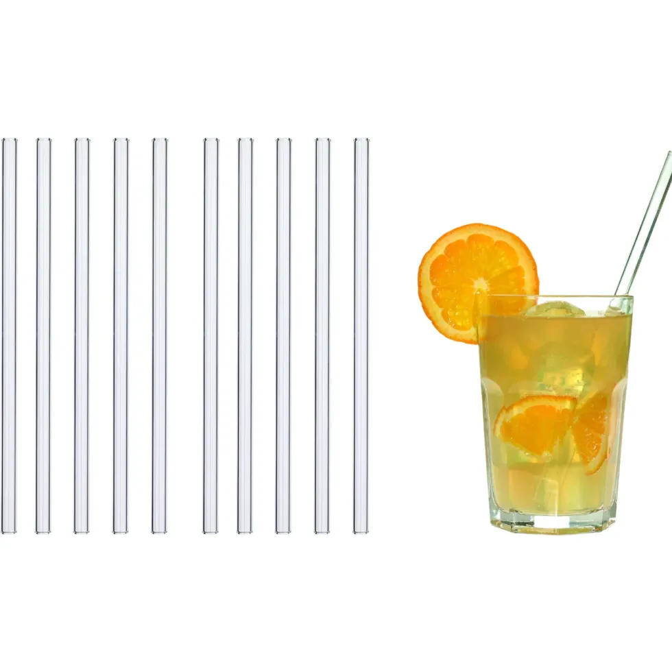 Sugerør i glass 10-pk.