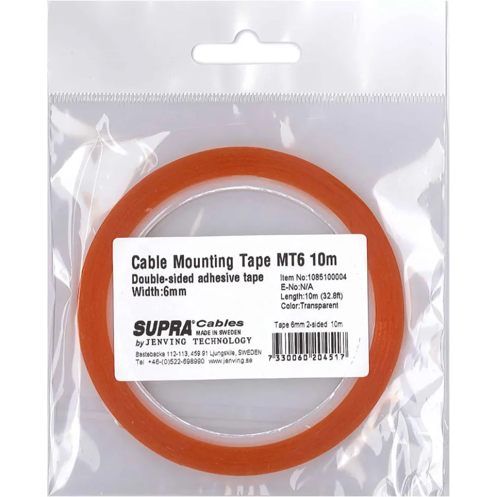 Supra MT6 Dobbeltsidig teip 10 m