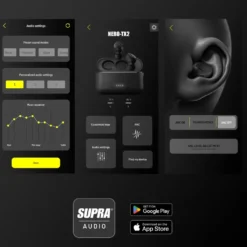 Supra NERO-TX2 trådløse in-ear-hodetelefoner Svart