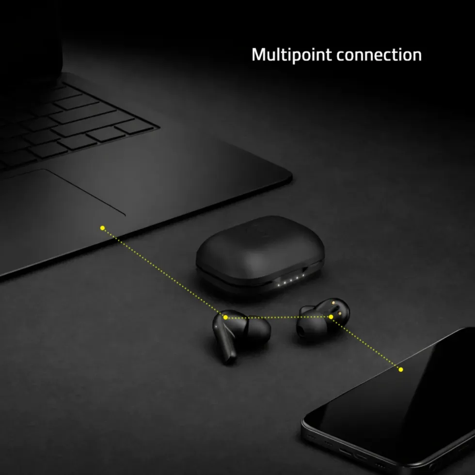Supra NiTRO-TX Pro in-ear-hodetelefoner med støyreduksjon Svart