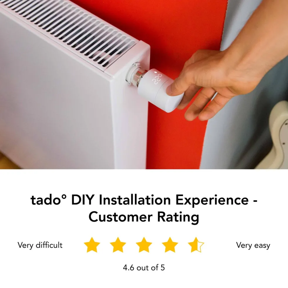 tado Ekstra termostat til Radiator V3+ 1-pk.