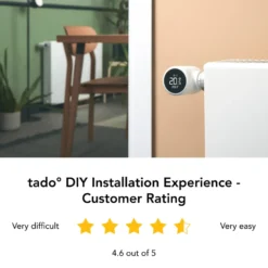 tado Smart Radiator Thermostat X 4-pk.