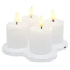 Telys LED oppladbare 4-pk.