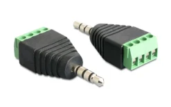 Terminalblokk 3,5 mm-hann, 4-pinners