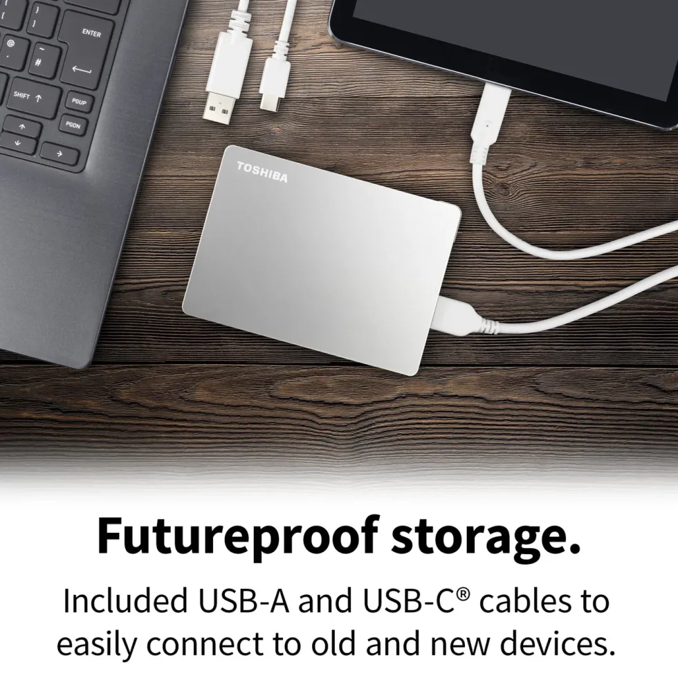 Toshiba Canvio Flex Silver 1 TB