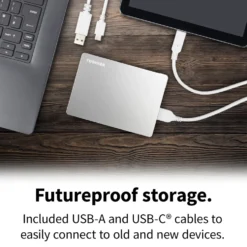 Toshiba Canvio Flex Silver 4 TB