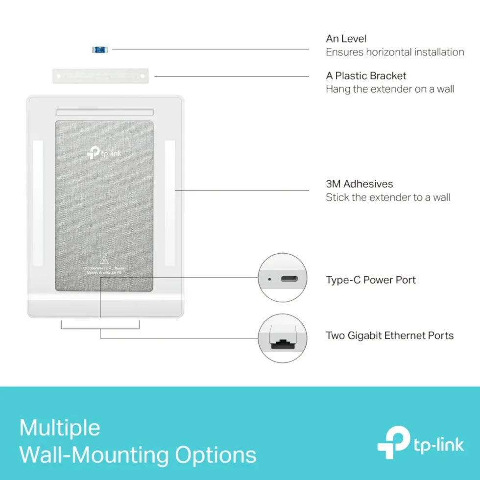 TP-Link Archer Air R5 Trådløs ruter AX3000