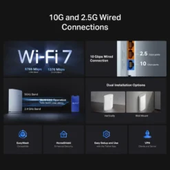 TP-Link Archer BE450 Wifi 7 Ruter BE7200