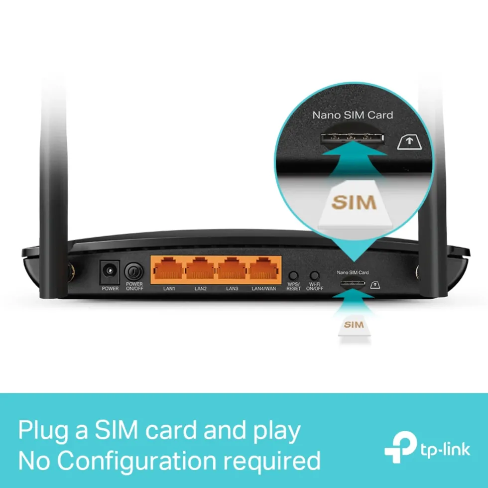 TP-Link Archer MR600 4G+-ruter AC1200