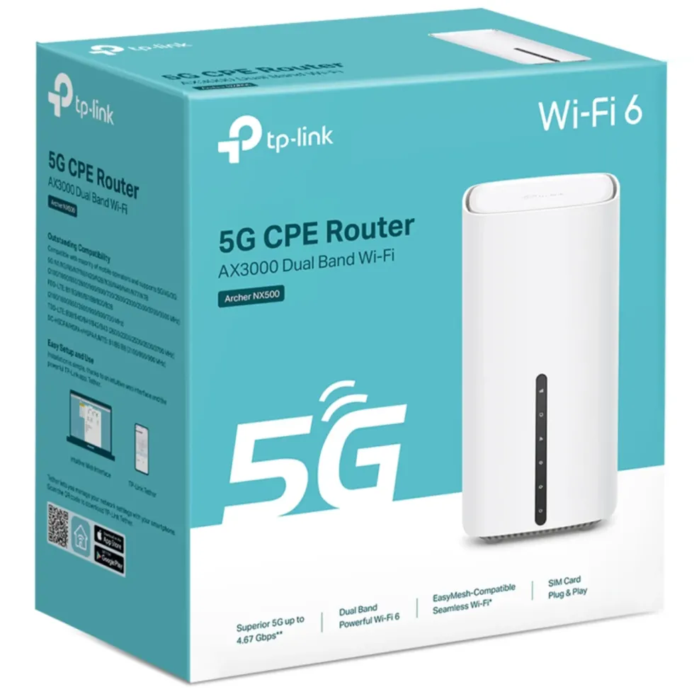 TP-Link Archer NX500 Trådløs ruter 5G AX3000