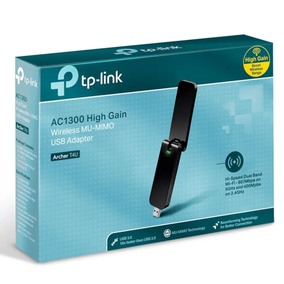 TP-Link Archer T4U Trådløst USB-nettverkskort 867 Mb/s