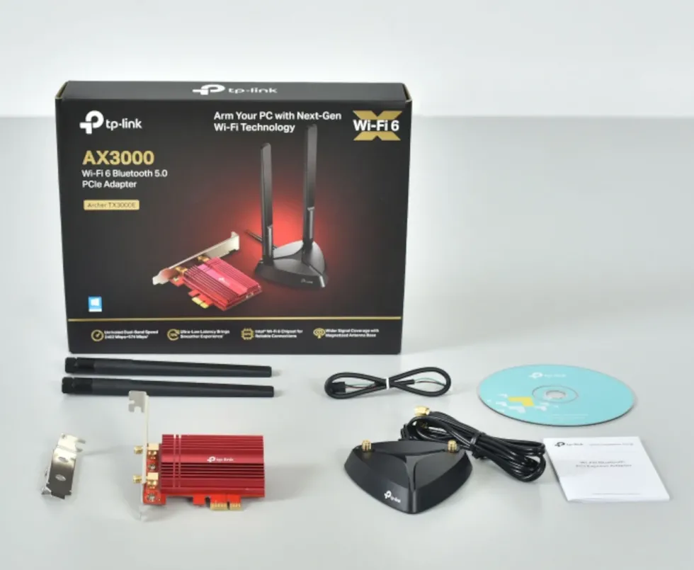 TP-Link Archer TX3000E PCI-express-nettverkskort AX3000