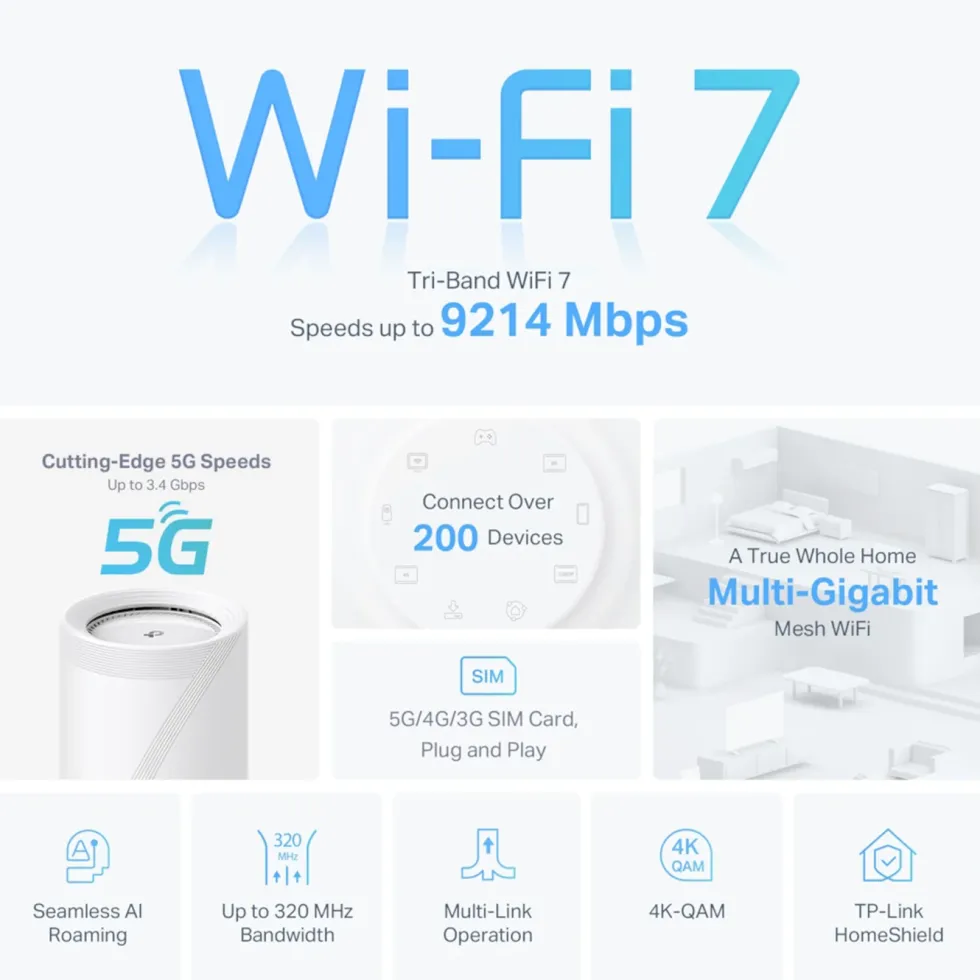 TP-Link Deco BE65-5G mesh-node BE9300 1-pack