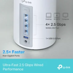 TP-Link Deco BE65 Mesh-ruter med Wifi 7 BE9300 1-pk.