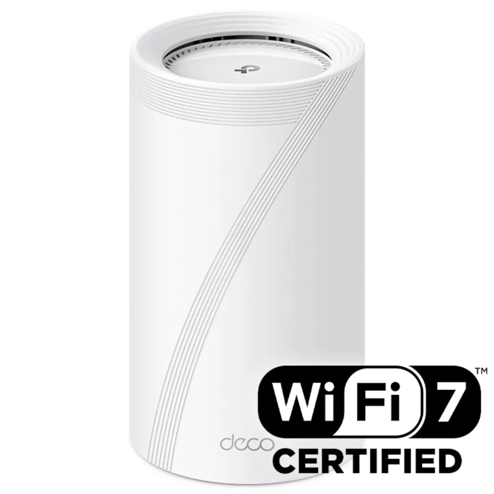 TP-Link Deco BE85 Mesh-ruter med Wifi 7 BE19000 1-pk.