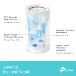 TP-Link Deco BE85 Mesh-ruter med Wifi 7 BE19000 1-pk.