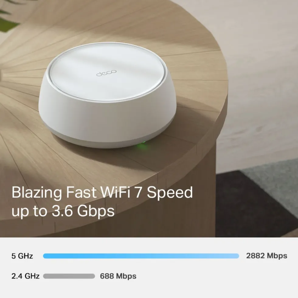 TP-Link Deco BE25 Mesh-system med Wifi 7 BE3600 3-pack