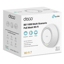 TP-Link Deco BE65-PoE Wifi 7-meshsystem 3-pack