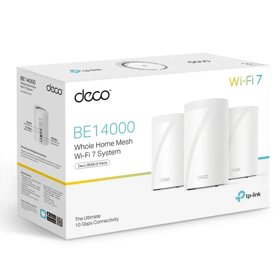 TP-Link Deco BE68 wifi 7 mesh-system 3-pack