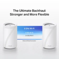TP-Link Deco BE68 wifi 7-meshsystem BE14000 med 10G-port 1-pack