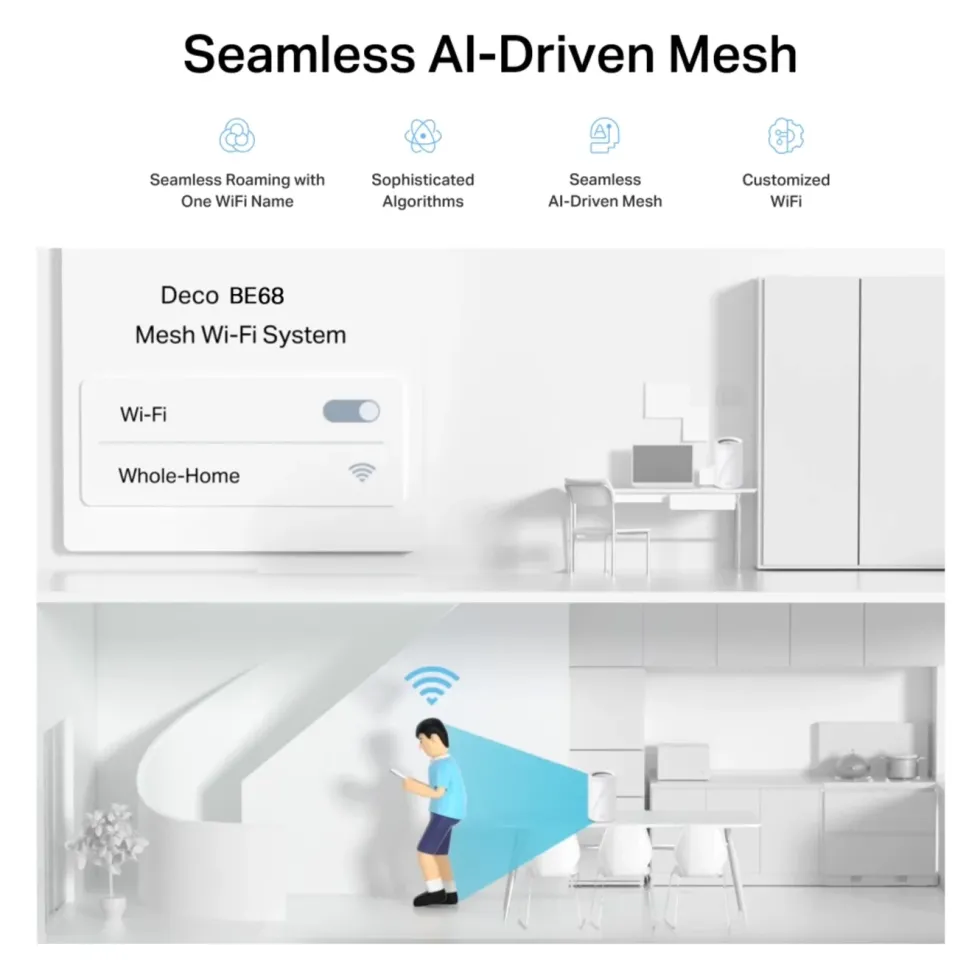 TP-Link Deco BE68 Wifi 7 mesh-system 2-pack